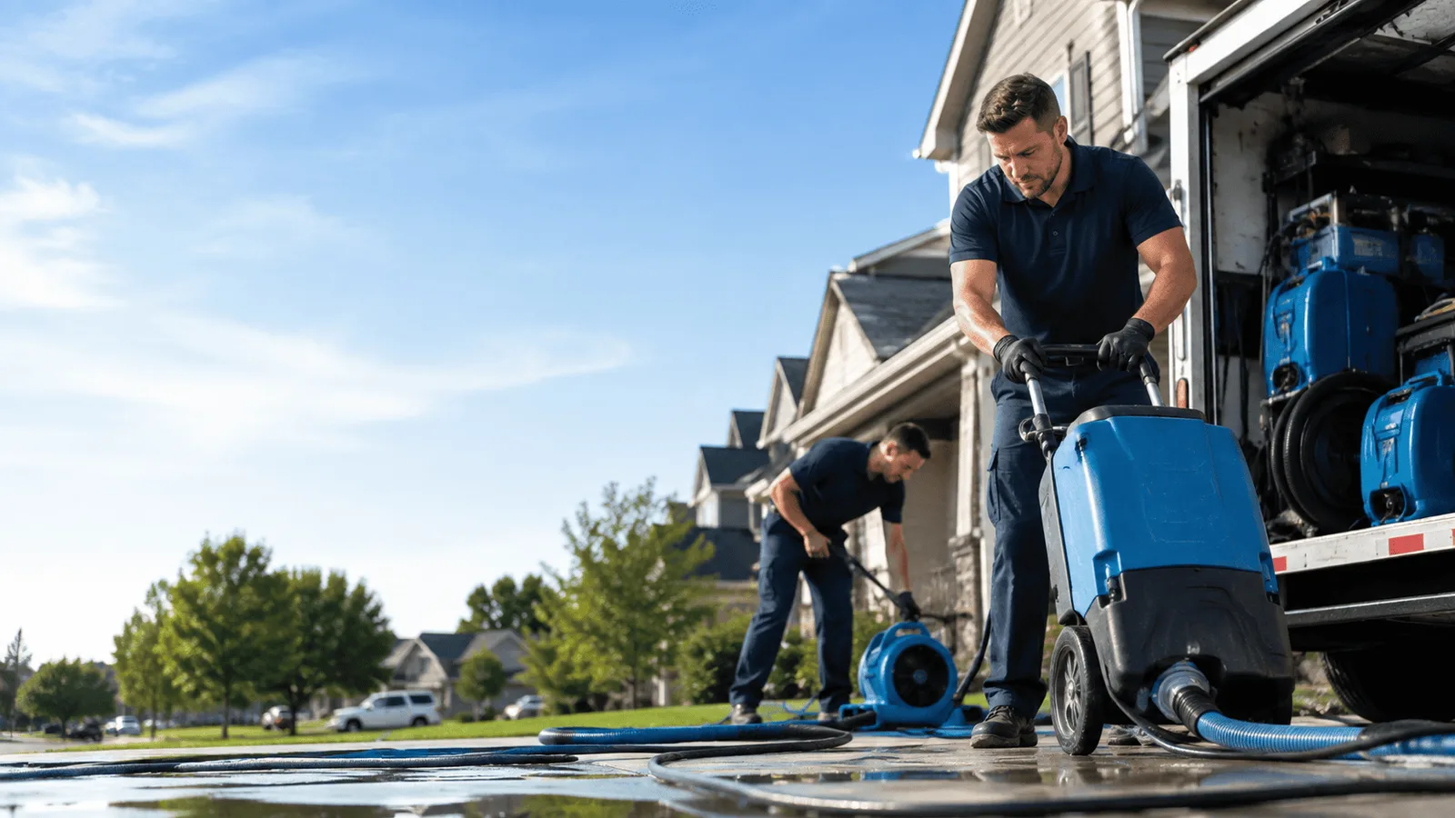 Dehumidification being performed in Naytahwaush, MN